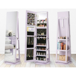 Dulap-oglinda pentru bijuterii Costway JV10430VT (Purple) Thumb