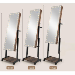 Dulap-oglinda pentru bijuterii Costway JV11239CF (Brown) Thumb