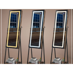 Шкаф-зеркало для украшений Costway JV11240CF (Brown) Thumb