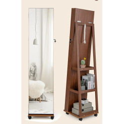 Dulap-oglinda pentru bijuterii Costway JV11245BN (Brown) Thumb