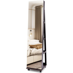 Dulap-oglinda pentru bijuterii Costway JV11245ZS (Brown) Thumb