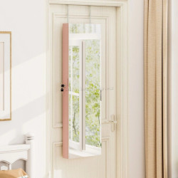 Dulap-oglinda pentru bijuterii Costway JV11889MK (Pink)
