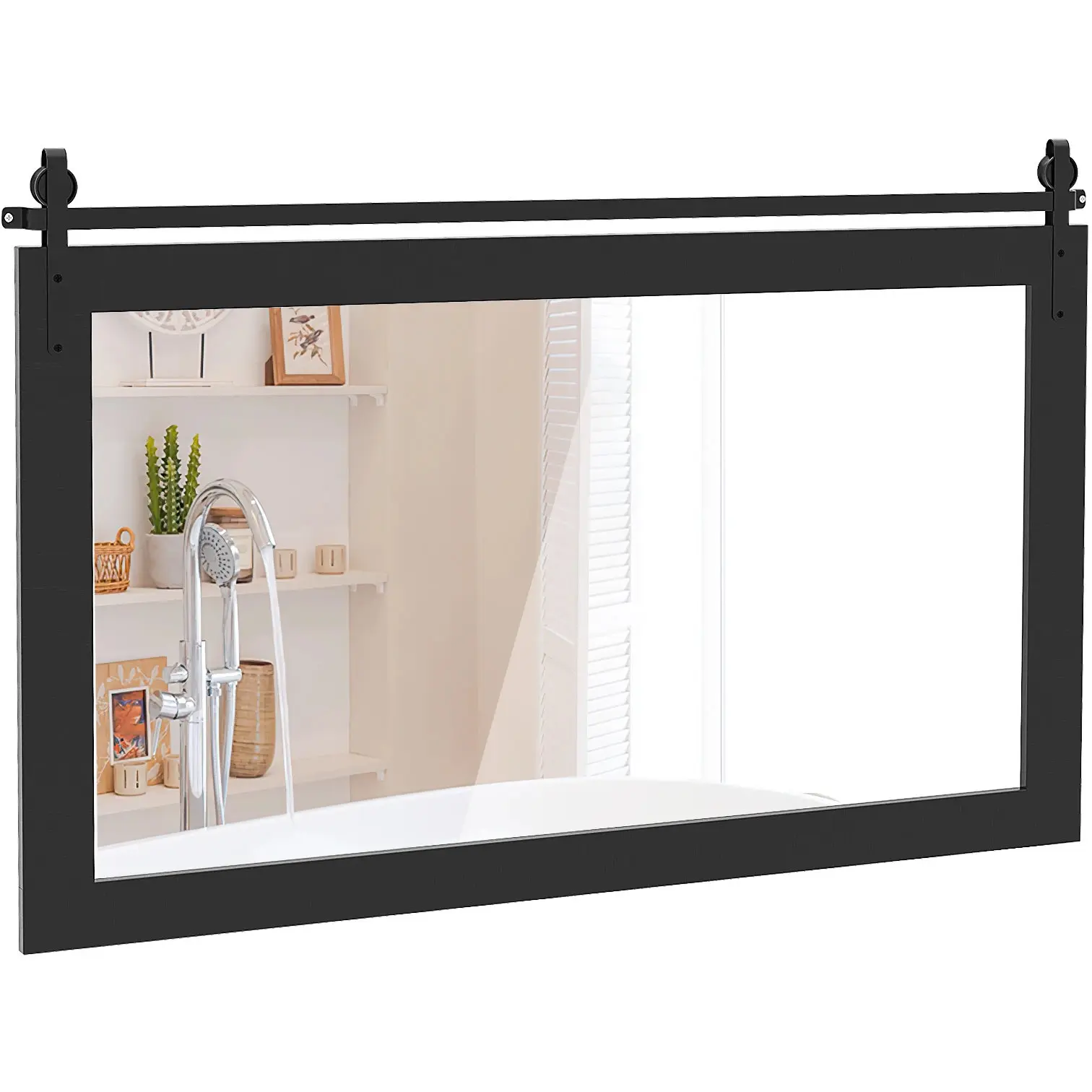 Oglinda Costway HZ10201DK (Black) - 2