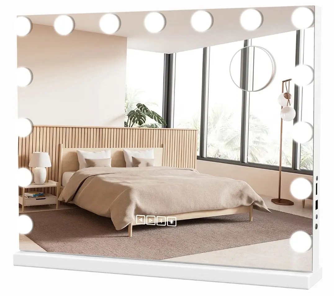 Зеркало с подсветкой Costway HU10708DE