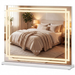 Oglinda cu LED Costway HU11241DE-WH (White) Thumb