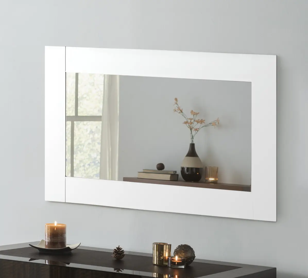 Oglinda Fabrik Home Mezzo 100x60 (Ash White)