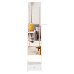 Шкаф-зеркало для украшений Homcom 831-325 (White) Thumb