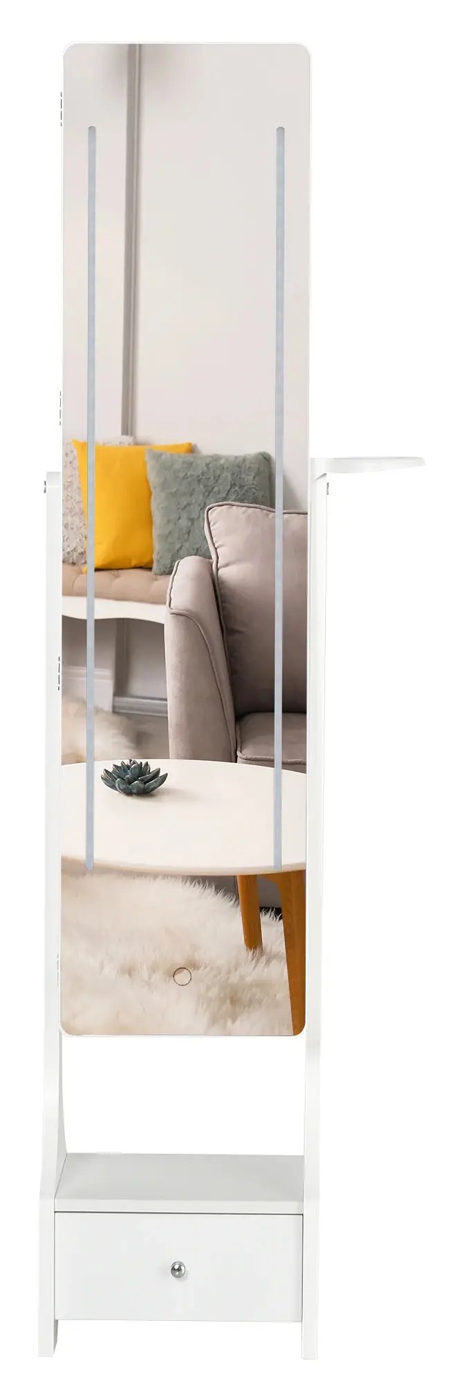 Шкаф-зеркало для украшений Homcom 831-325 (White) - 3
