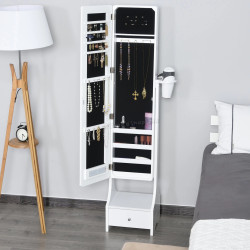 Шкаф-зеркало для украшений Homcom 831-325 (White)