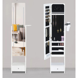 Шкаф-зеркало для украшений Homcom 831-325 (White) Thumb