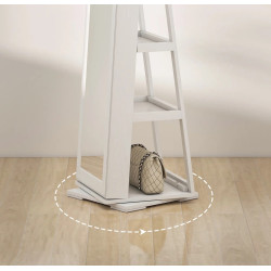 Шкаф-зеркало для украшений Homcom 831-393 (White) Thumb