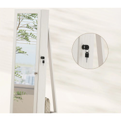 Шкаф-зеркало для украшений Homcom 831-393 (White) Thumb
