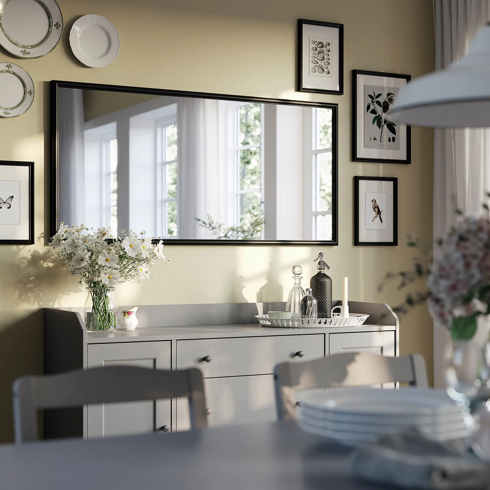 Oglinda Ikea Nyponbuske 65x135 (Negru) - 4