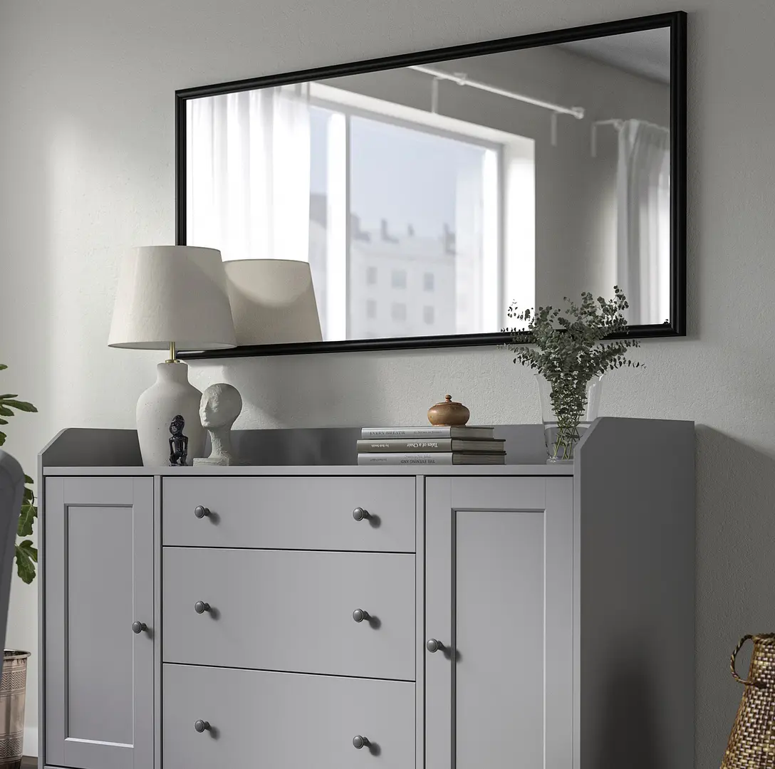Oglinda Ikea Nyponbuske 65x135 (Negru)