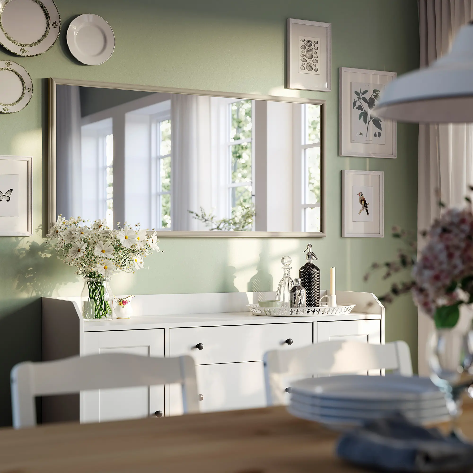 Oglinda Ikea Nyponbuske 65x135 (Gri-bej) - 4