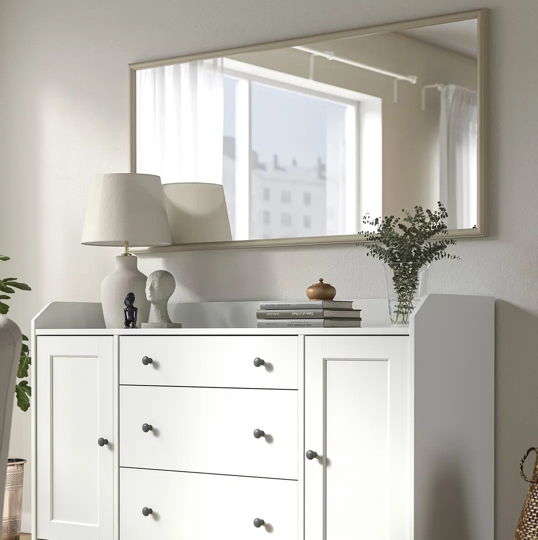 Oglinda Ikea Nyponbuske 65x135 (Gri-bej)