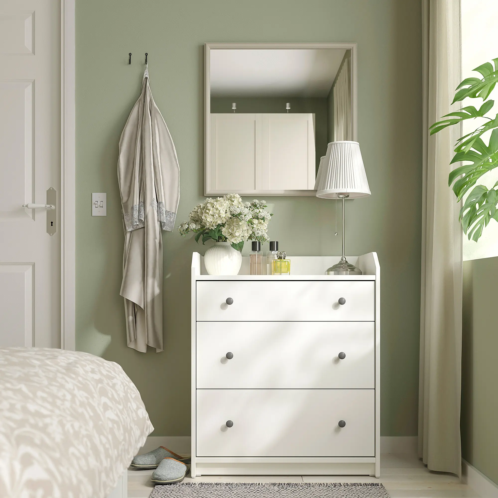 Oglinda Ikea Nyponbuske 65x65 (Gri-bej) - 4