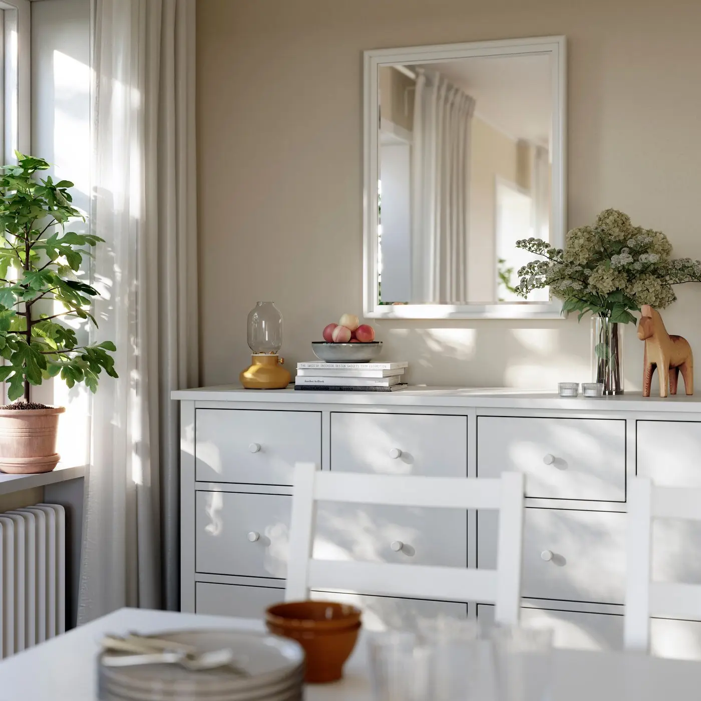Oglinda Ikea Pingstsyren 60x80 (Alb) - 4