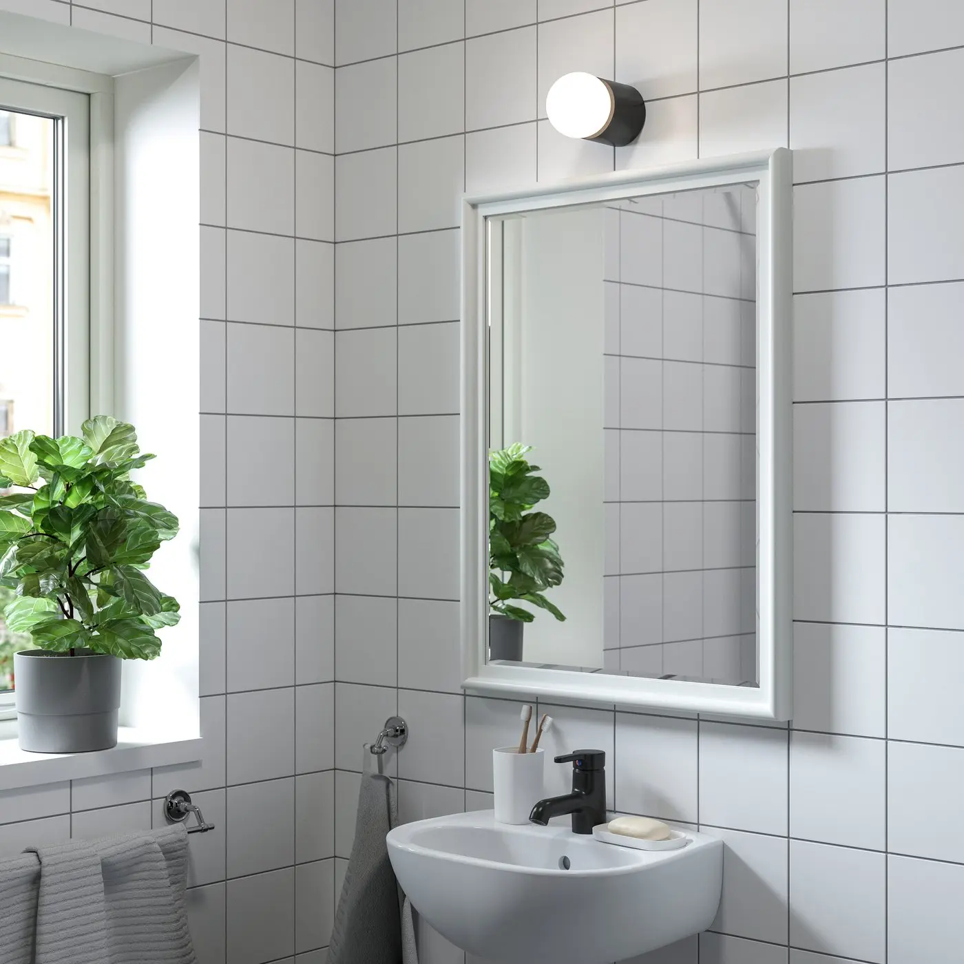 Oglinda Ikea Pingstsyren 60x80 (Alb) - 5