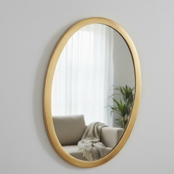 Зеркало Koopman 56398 15X25сm (Gold) Thumb