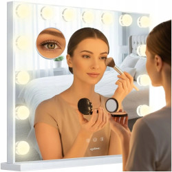 Oglinda cosmetica cu iluminare Soulima 25808 (White) Thumb