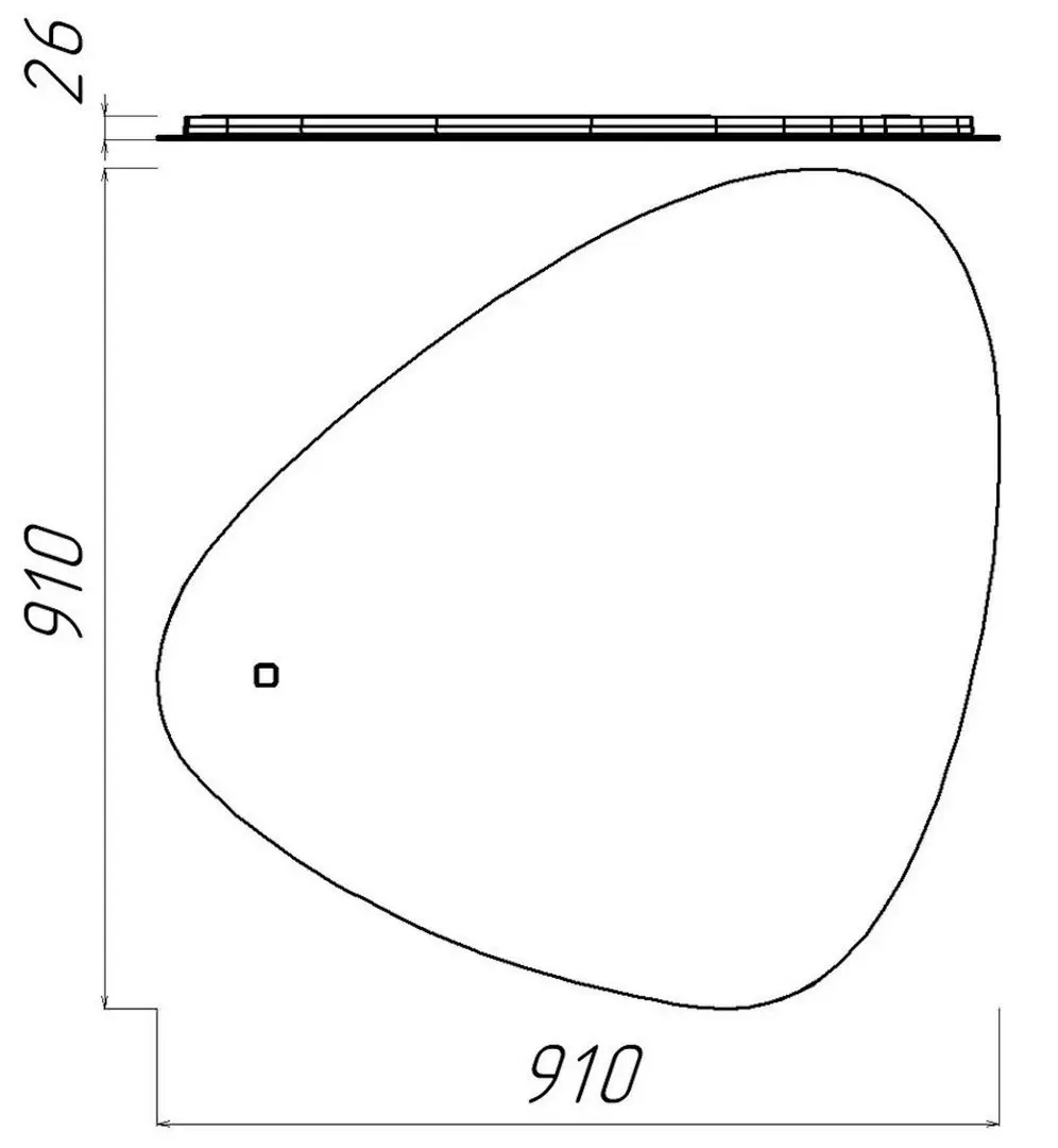 Oglinda Bayro Fussion 900x900