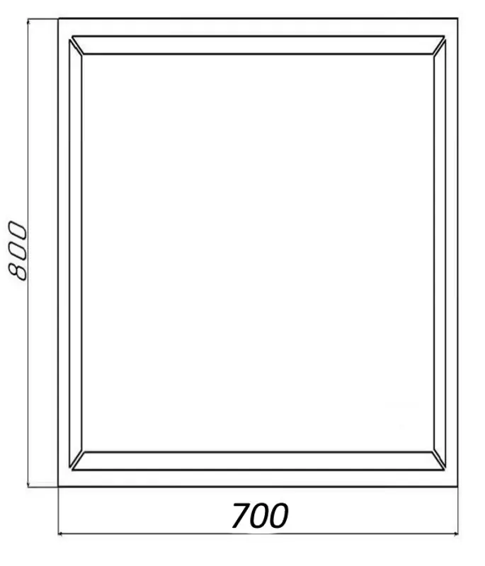 Oglinda Bayro Prisma 700x800