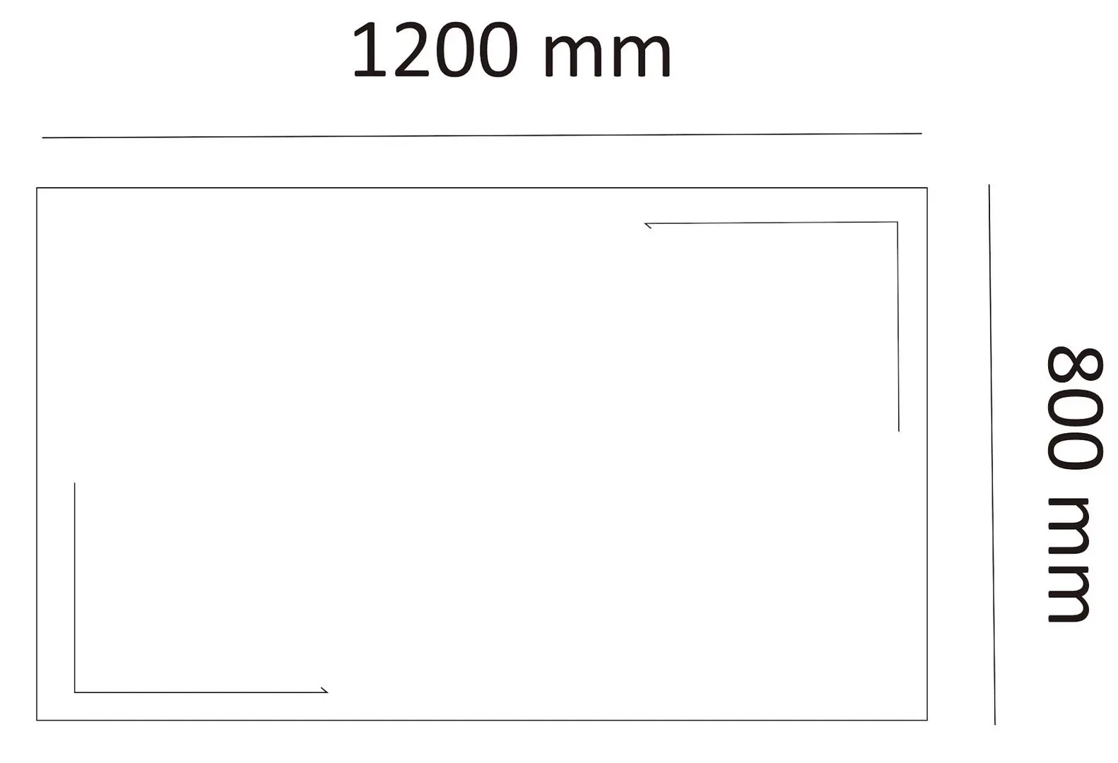 Зеркало Bayro Teta 1200x800