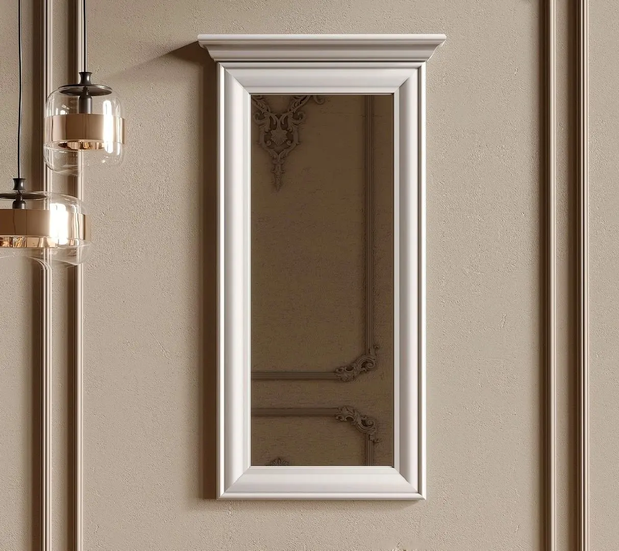 Oglinda Gerbor Kentuki LUS/50 (Alpine White)