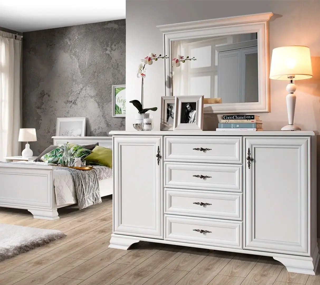 Oglinda Gerbor Kentuki LUS/90 (Alpine White)