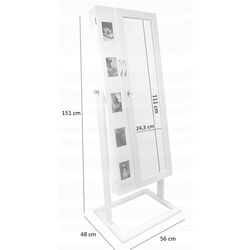 Dulap-oglinda pentru bijuterii Chomik PHO1264 (White) Thumb