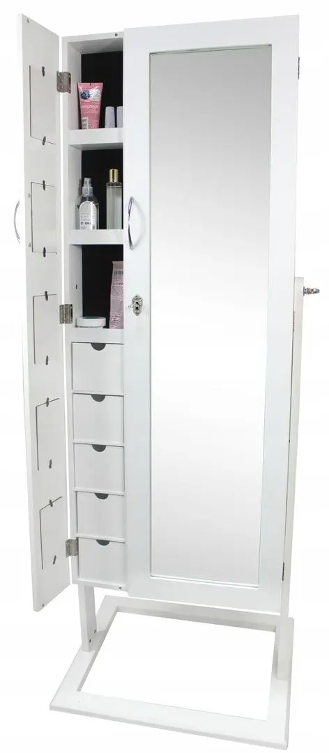 Dulap-oglinda pentru bijuterii Chomik PHO1264 (White) - 3