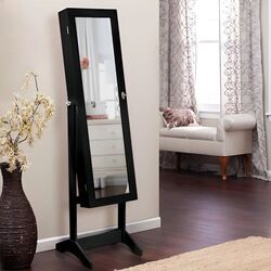 Dulap-oglinda pentru bijuterii Chomik PHO8058 (Black)