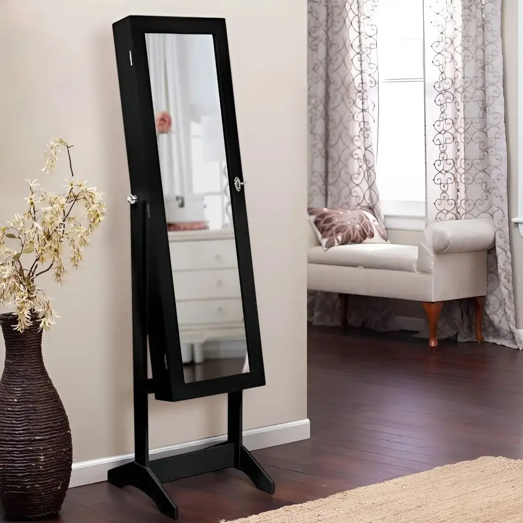 Dulap-oglinda pentru bijuterii Chomik PHO8058 (Black)