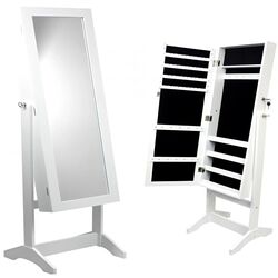 Dulap-oglinda pentru bijuterii Chomik PHO8119 (White) Thumb