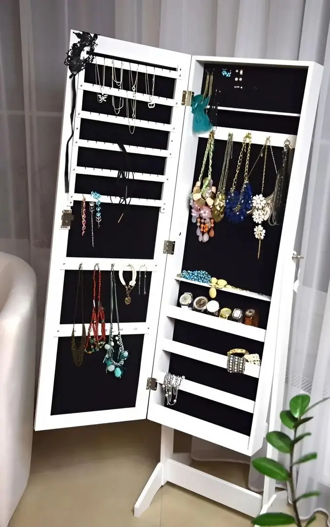 Dulap-oglinda pentru bijuterii Chomik PHO8119 (White) - 5