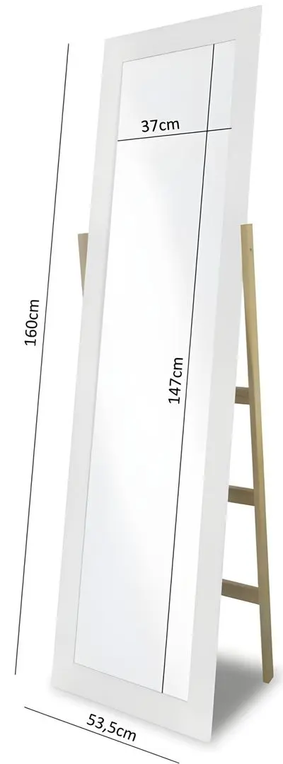 Oglinda Chomik PHO9757 (White/Natural) - 6