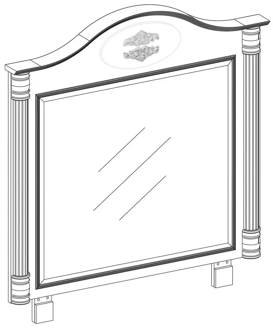 Зеркало Cilek Romantic 20.21.1800.00 - 2