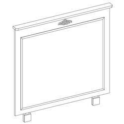 Зеркало Cilek Romantica 20.21.1801.00 Thumb