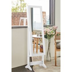 Шкаф-зеркало для украшений Costway HW66419WH (White) Thumb