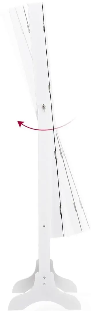 Шкаф-зеркало для украшений Costway HW66419WH (White)