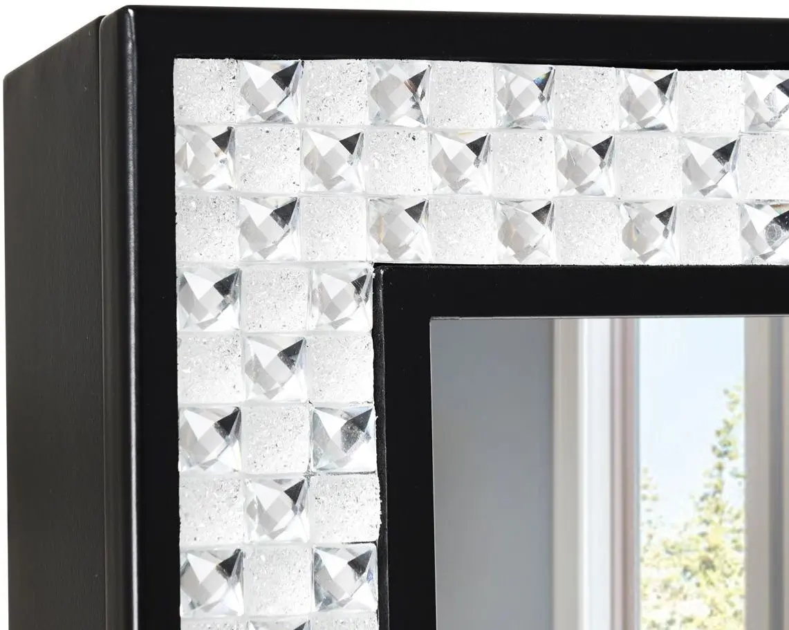 Dulap-oglinda pentru bijuterii Costway JV10079BK (Black)