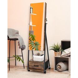 Шкаф-зеркало для украшений Costway JV10221CF (Brown) Thumb
