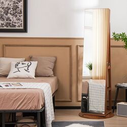 Dulap-oglinda pentru bijuterii Costway JV10430BN (Brown) Thumb