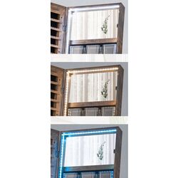 Шкаф-зеркало для украшений Costway JV10432CF (Rustic Brown) Thumb