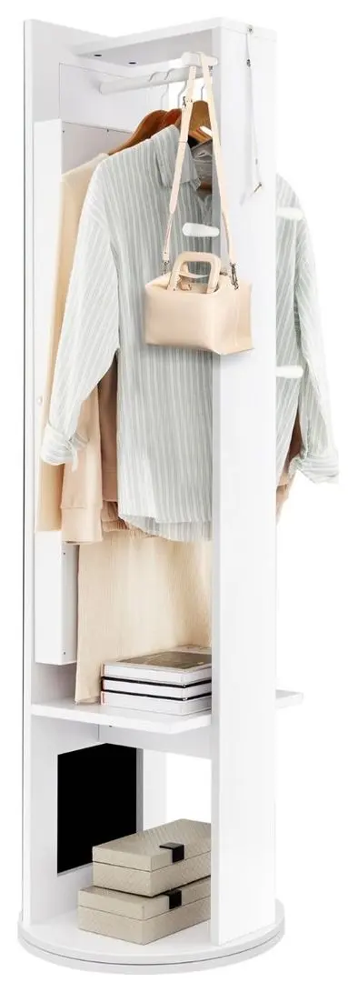 Шкаф-зеркало для украшений Costway JV10484WH (White) - 2