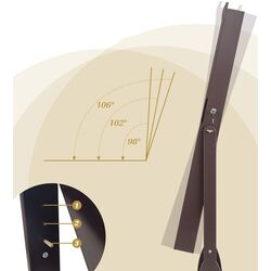 Dulap-oglinda pentru bijuterii Costway JV10584BN (Brown) Thumb