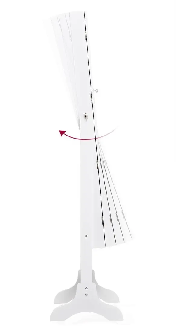 Шкаф-зеркало для украшений Costway JV10770WH (White)
