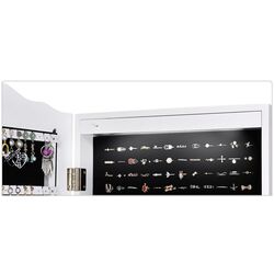 Dulap-oglinda pentru bijuterii Costway JV10771WH (White) Thumb
