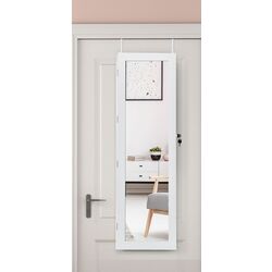 Dulap-oglinda pentru bijuterii Costway JV10772 (White) Thumb